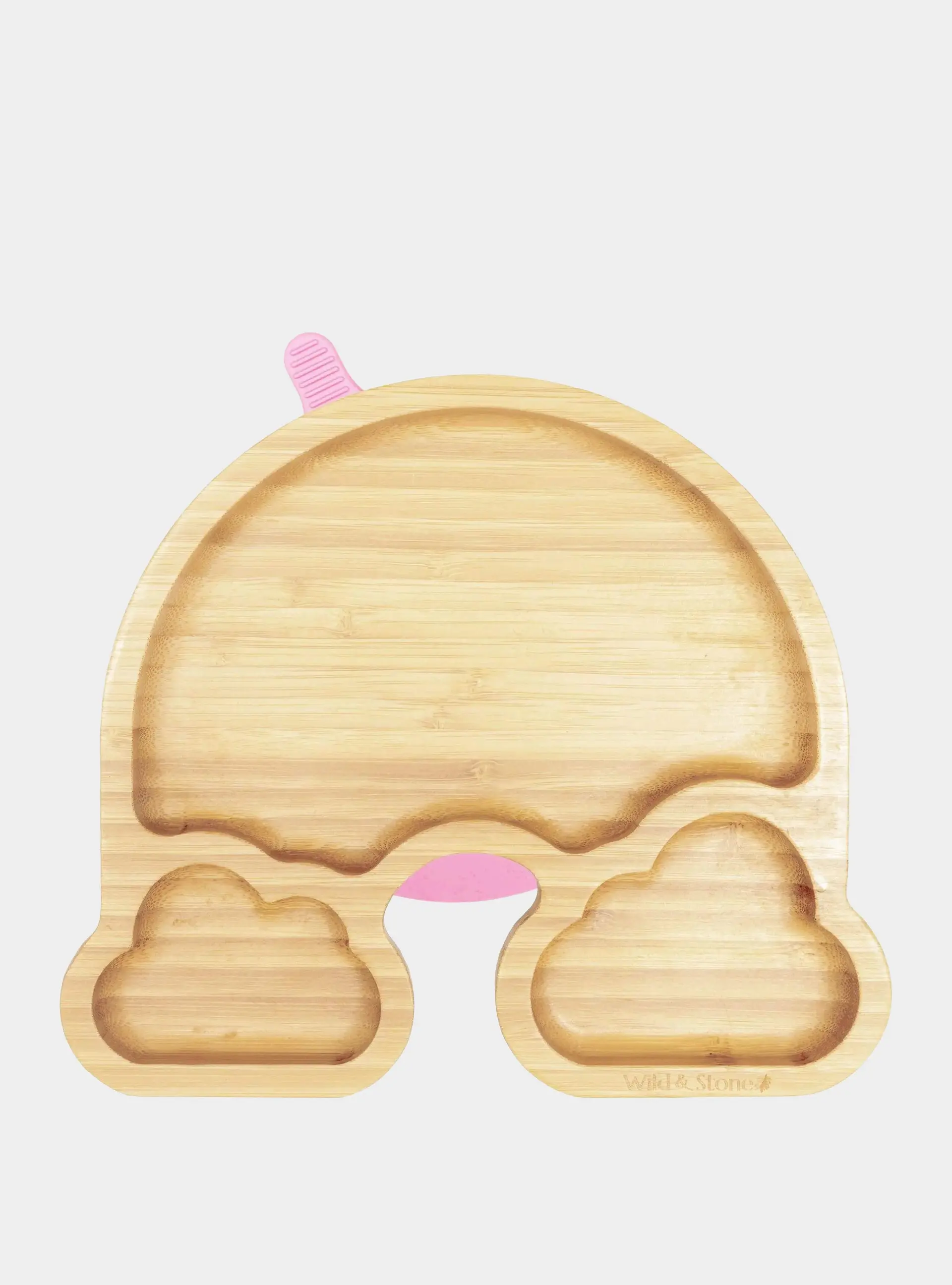 Baby Bamboo Weaning Plate Set - Over The Rainbow