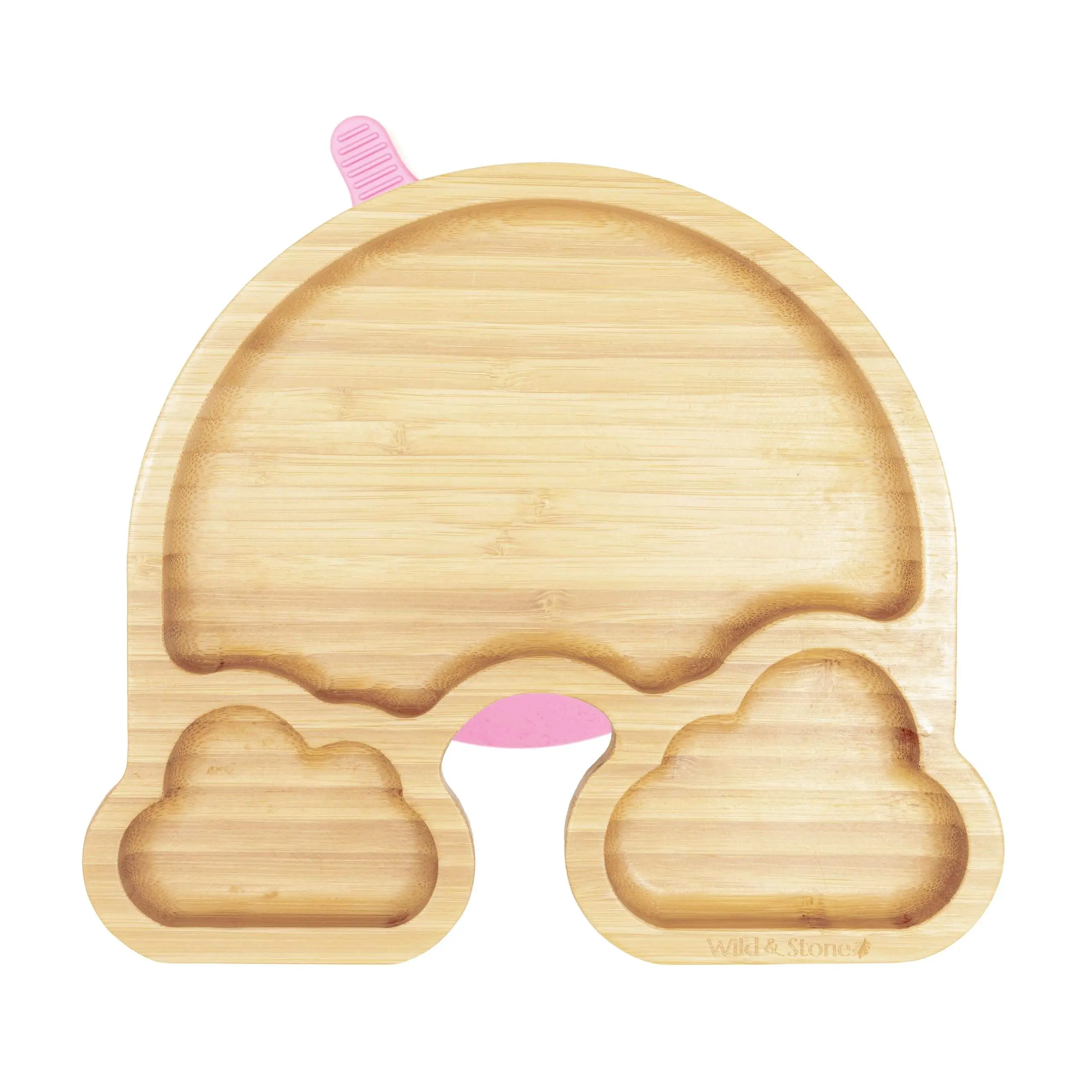 Baby Bamboo Weaning Plate Set - Over The Rainbow - Image 4