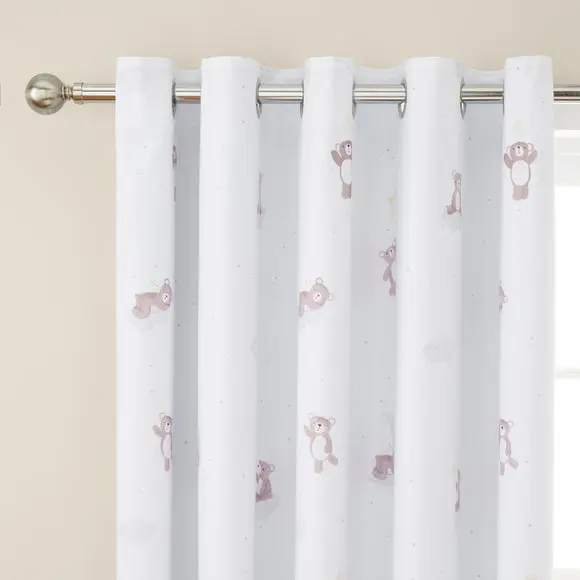 Baby Bears Blackout Eyelet Curtains