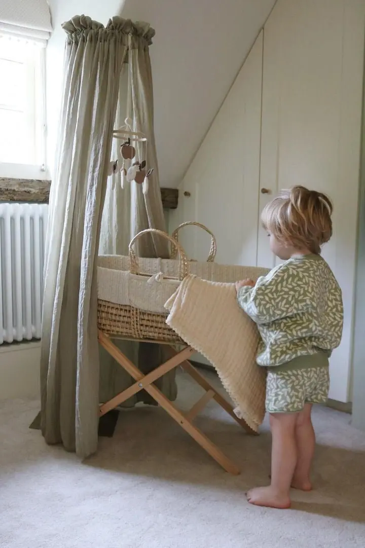 Baby Lace Muslin Blanket - Image 2