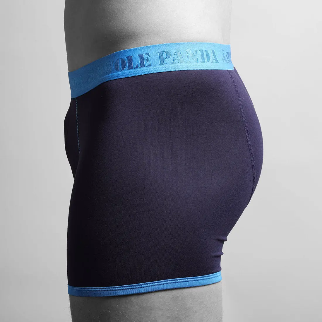 Bamboo Boxers - Navy / Blue Band - Image 2