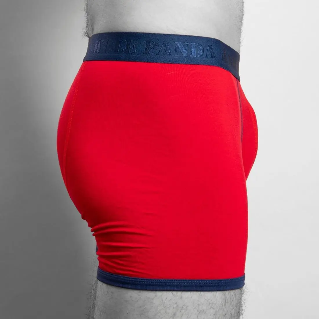Bamboo Boxers - Red / Blue Band - Image 2
