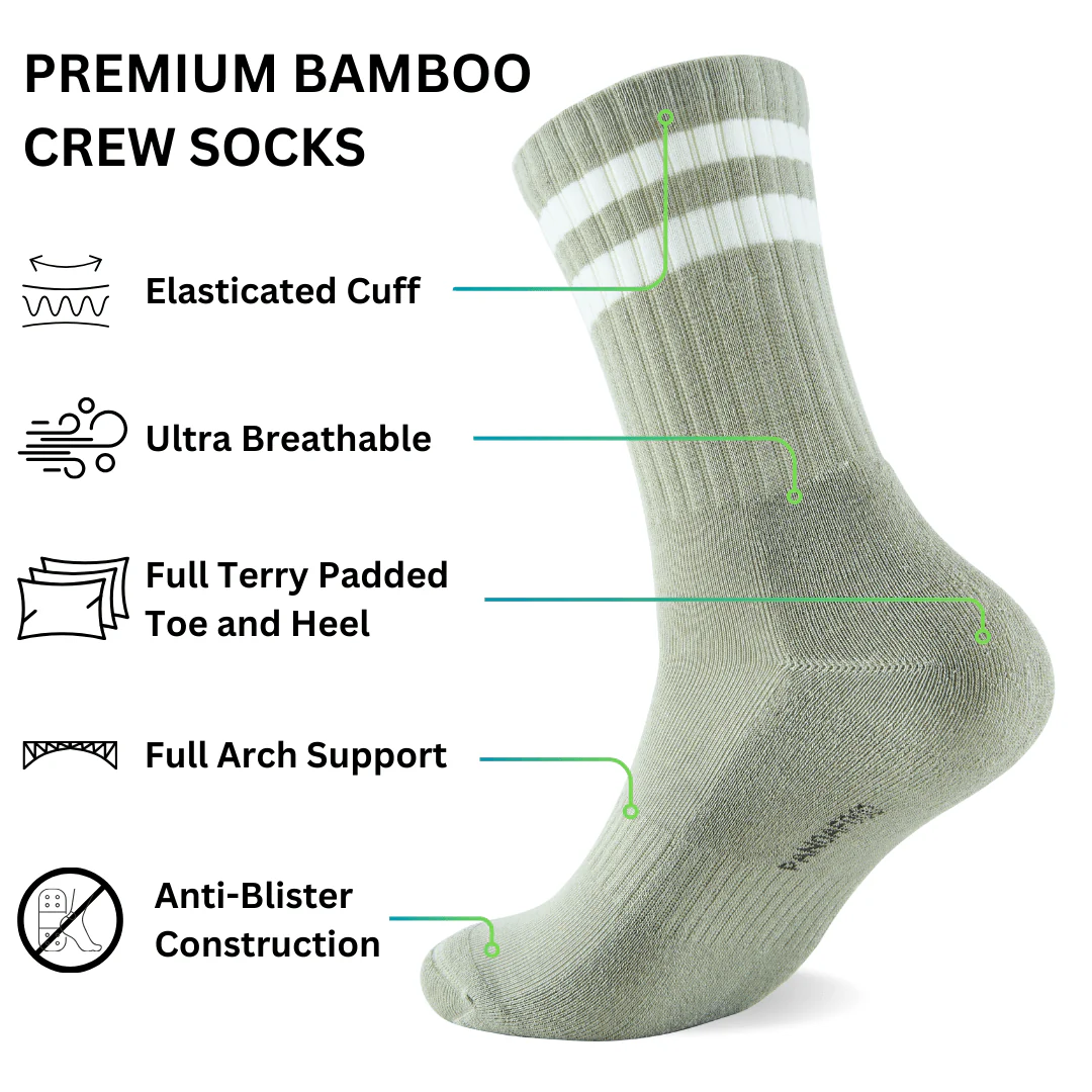 Bamboo Crew Socks - Image 6