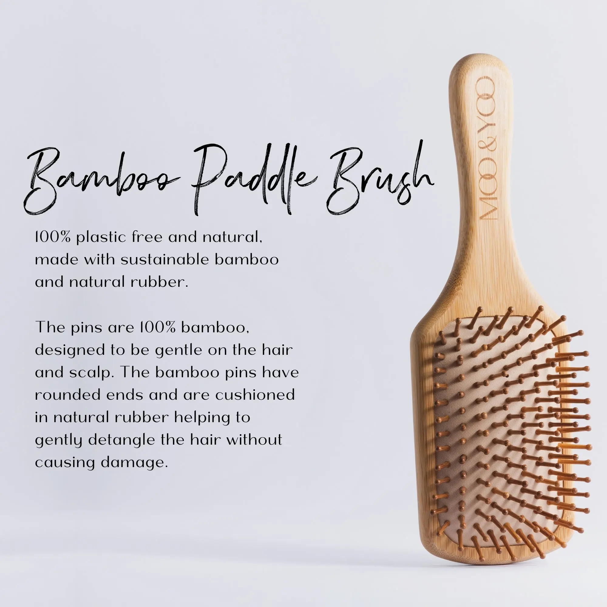 Bamboo Paddle Brush - Image 3