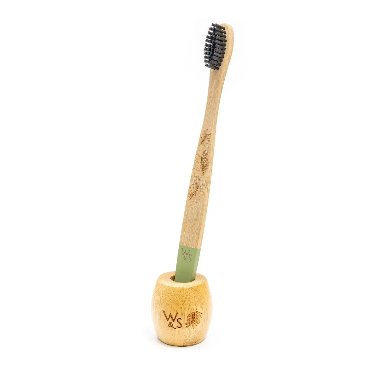 Bamboo Toothbrush Stand - Adult - Image 3