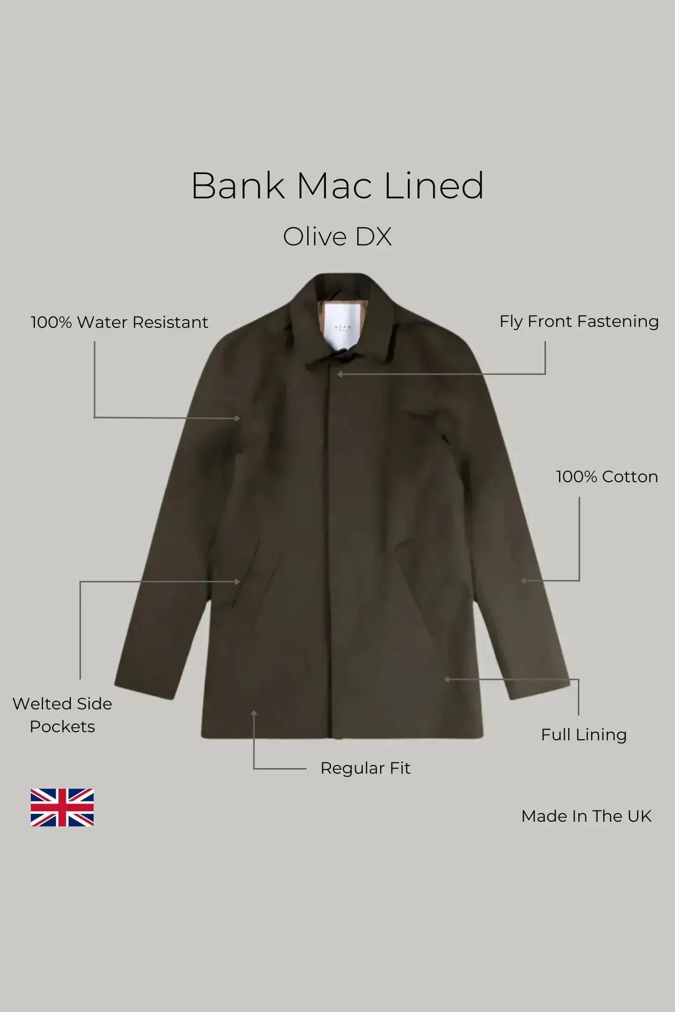 Bank Short Mac Lined - Olive Dx - Image 7
