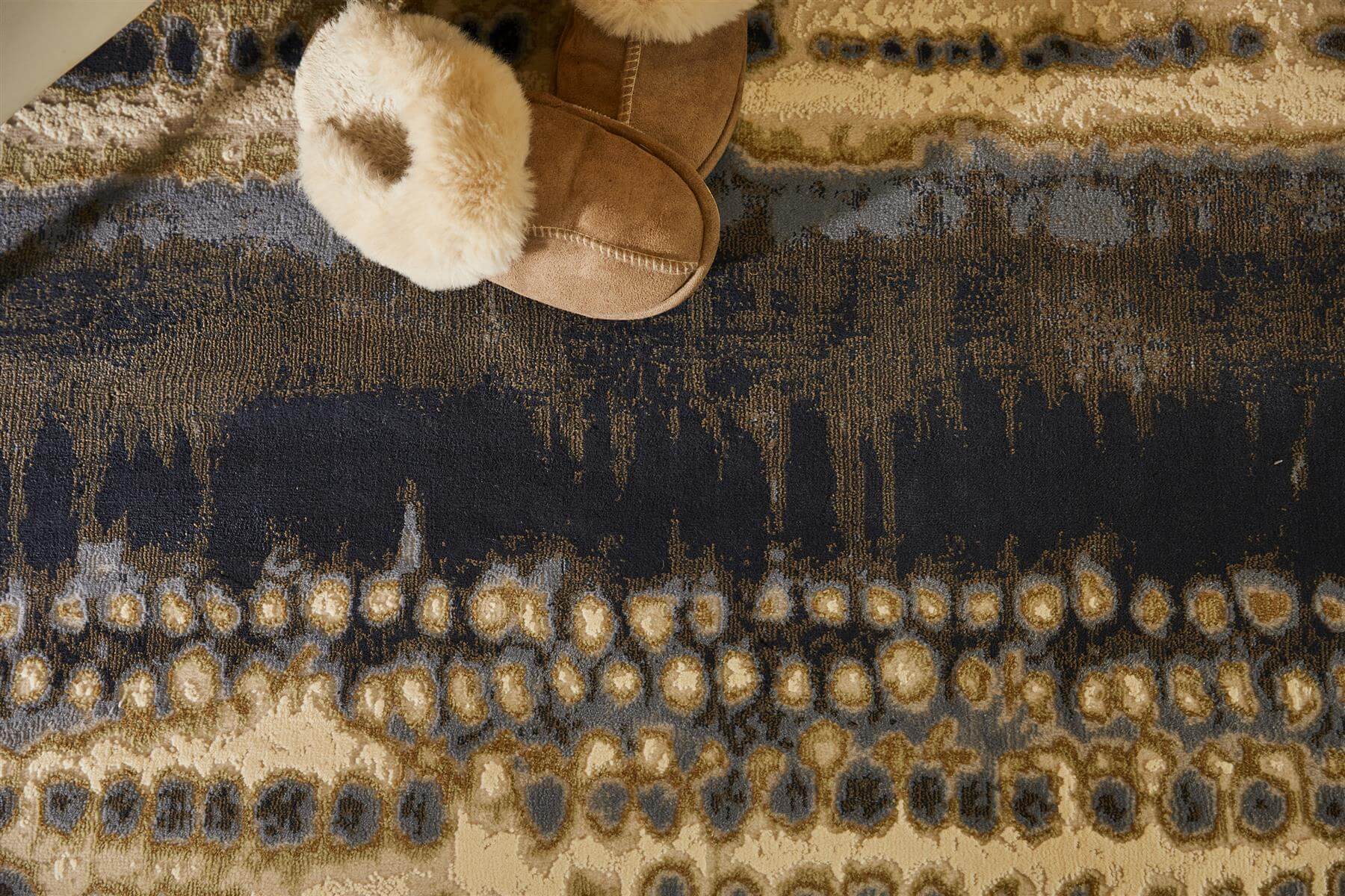 Batik Multicolour Abstract Rug - Image 7