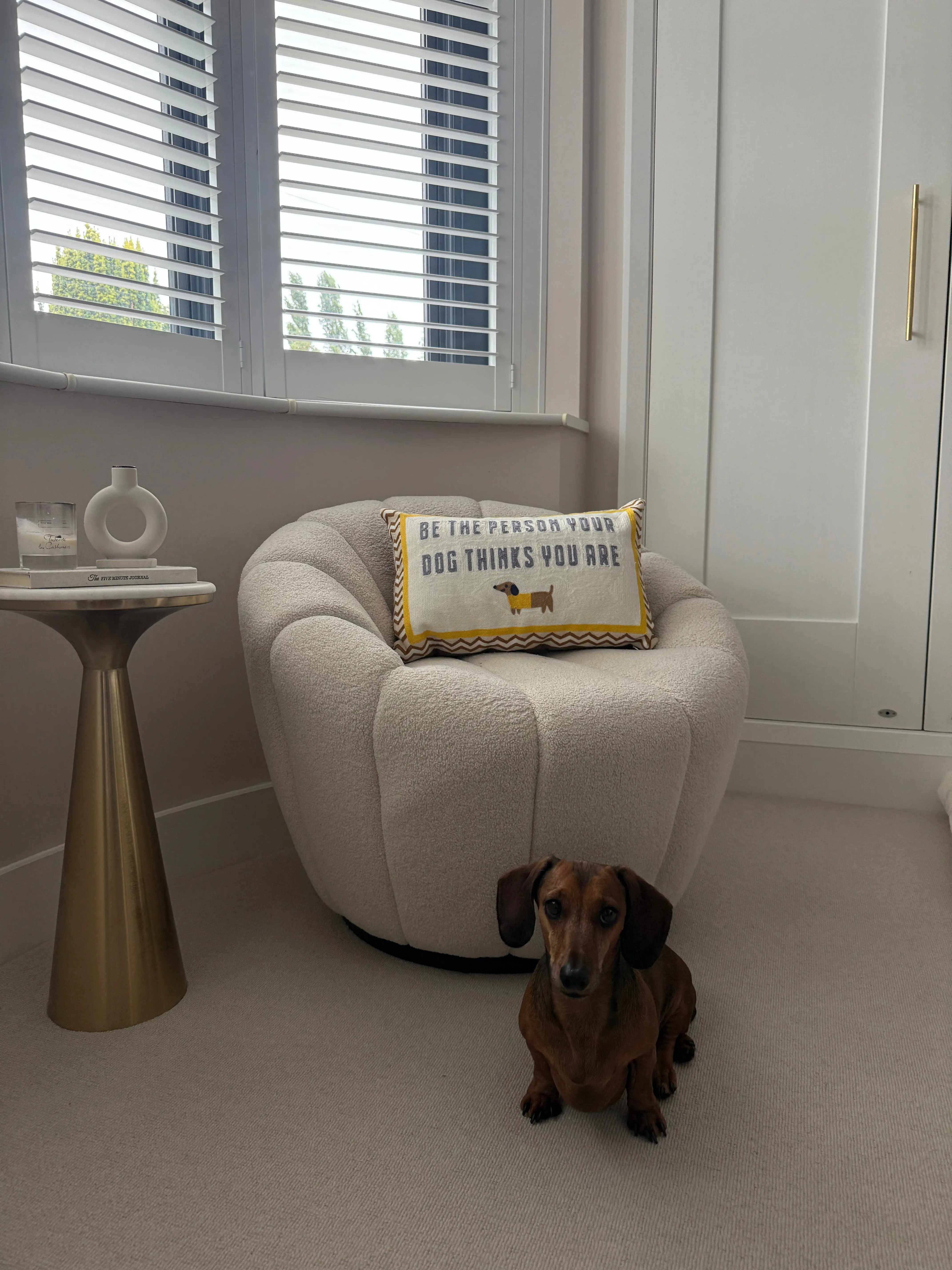 Be The Person Your Dog Thinks You Are Needlepoint Cushion - Image 5