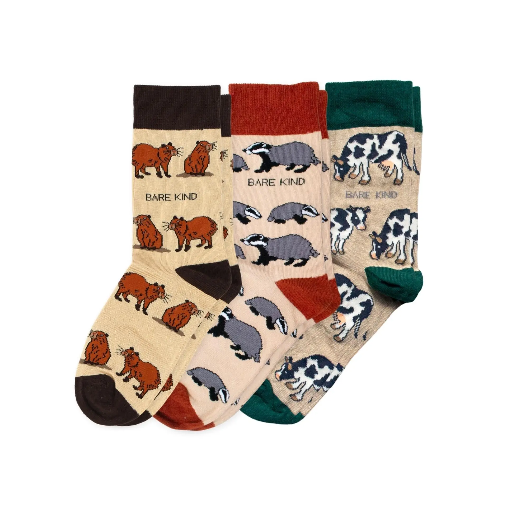 Beige Lover 3 Pack Bamboo Sock Set - Image 4