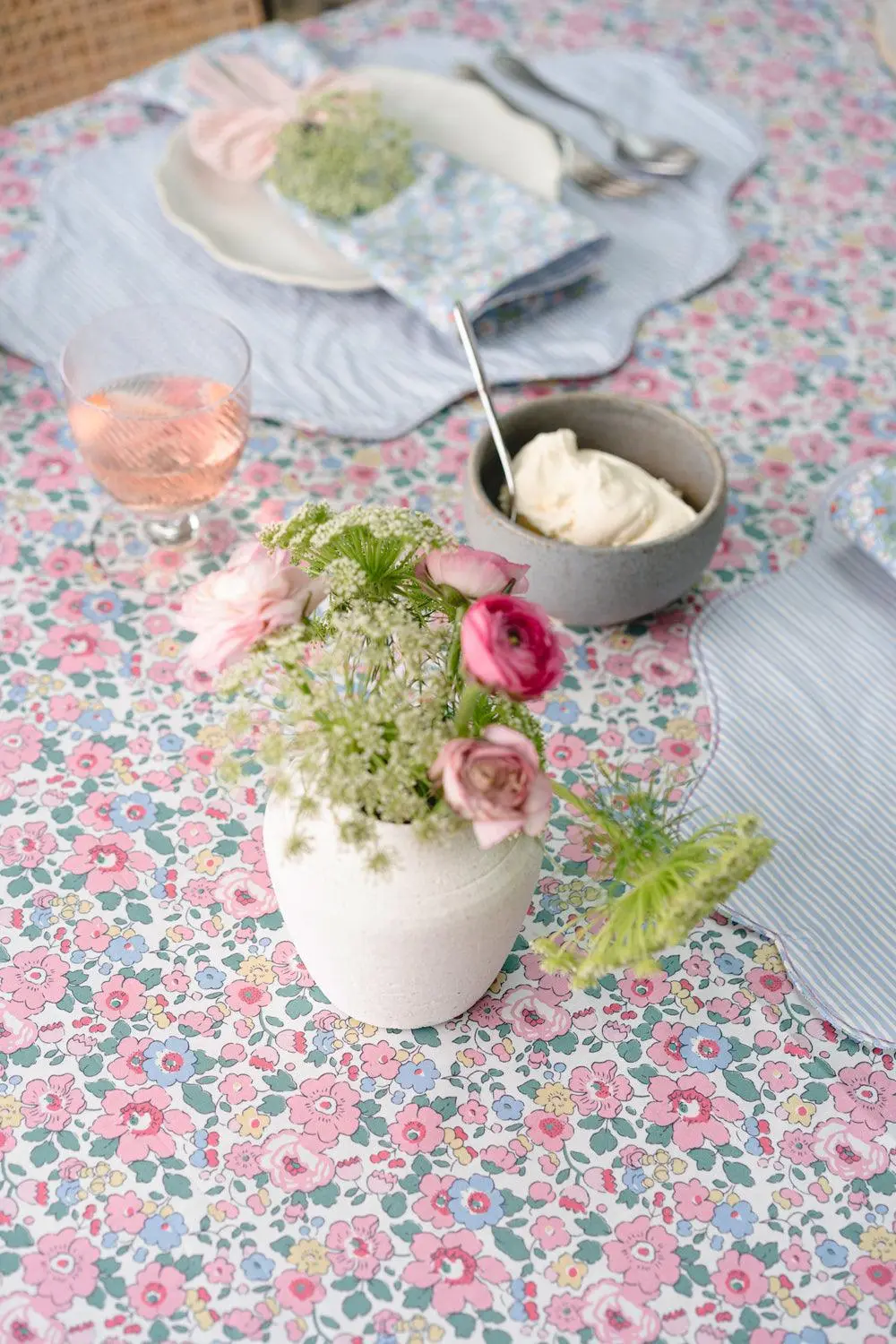 BETSY CANDY FLOSS Liberty Tablecloth