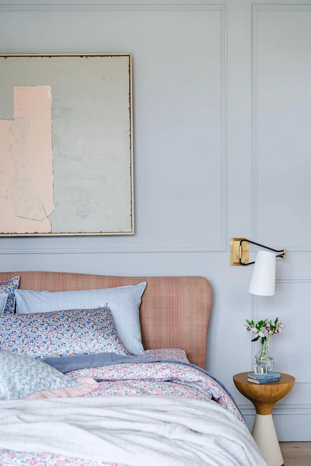 BETSY LAVENDER BLUE Liberty Fitted Sheet