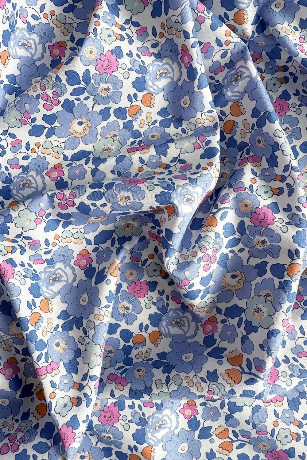 BETSY LAVENDER BLUE Liberty Fitted Sheet - Image 2