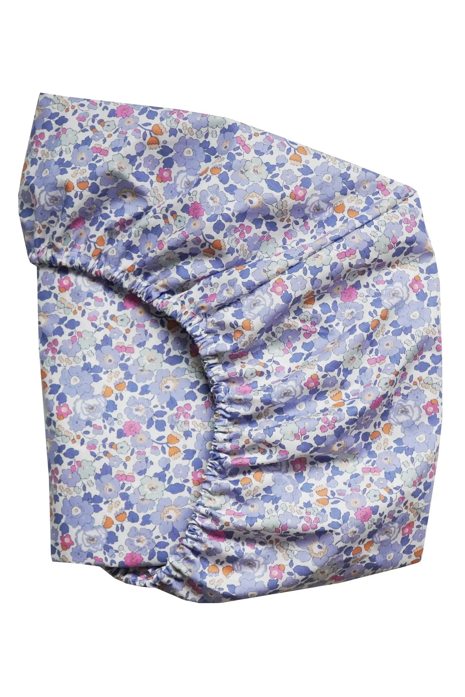 BETSY LAVENDER BLUE Liberty Fitted Sheet - Image 4
