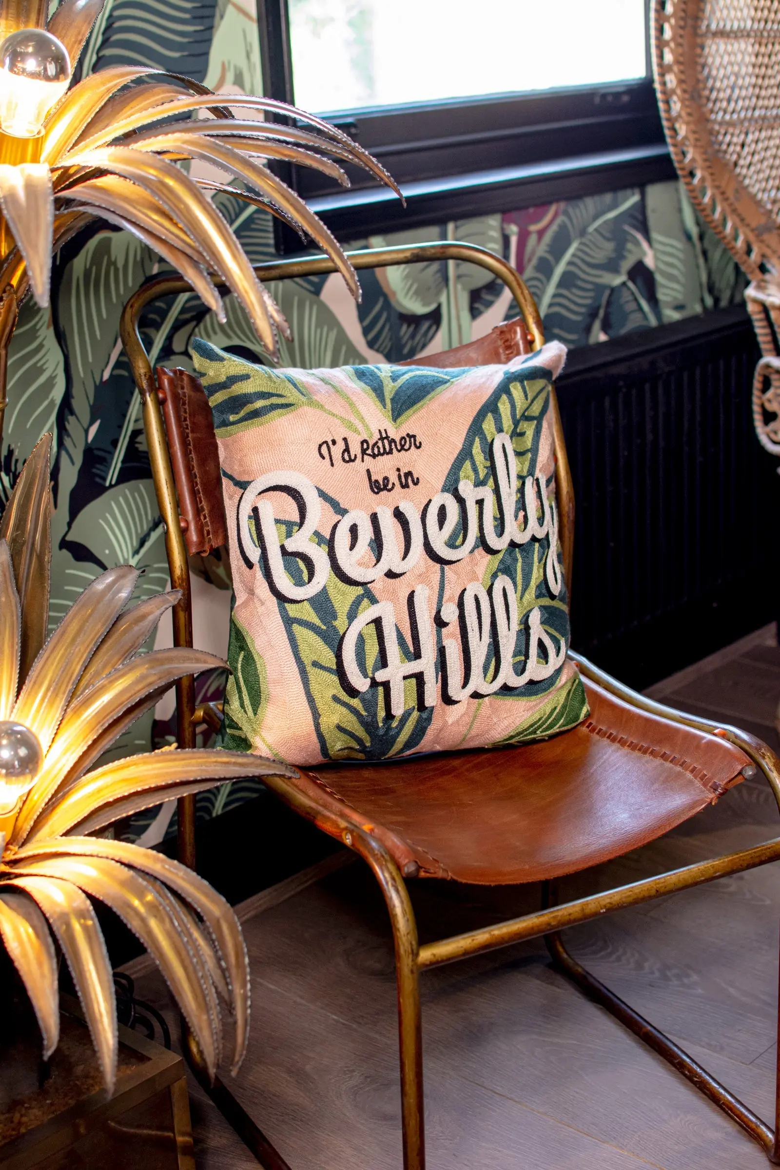 Beverly Hills Needlepoint Cushion - Image 2