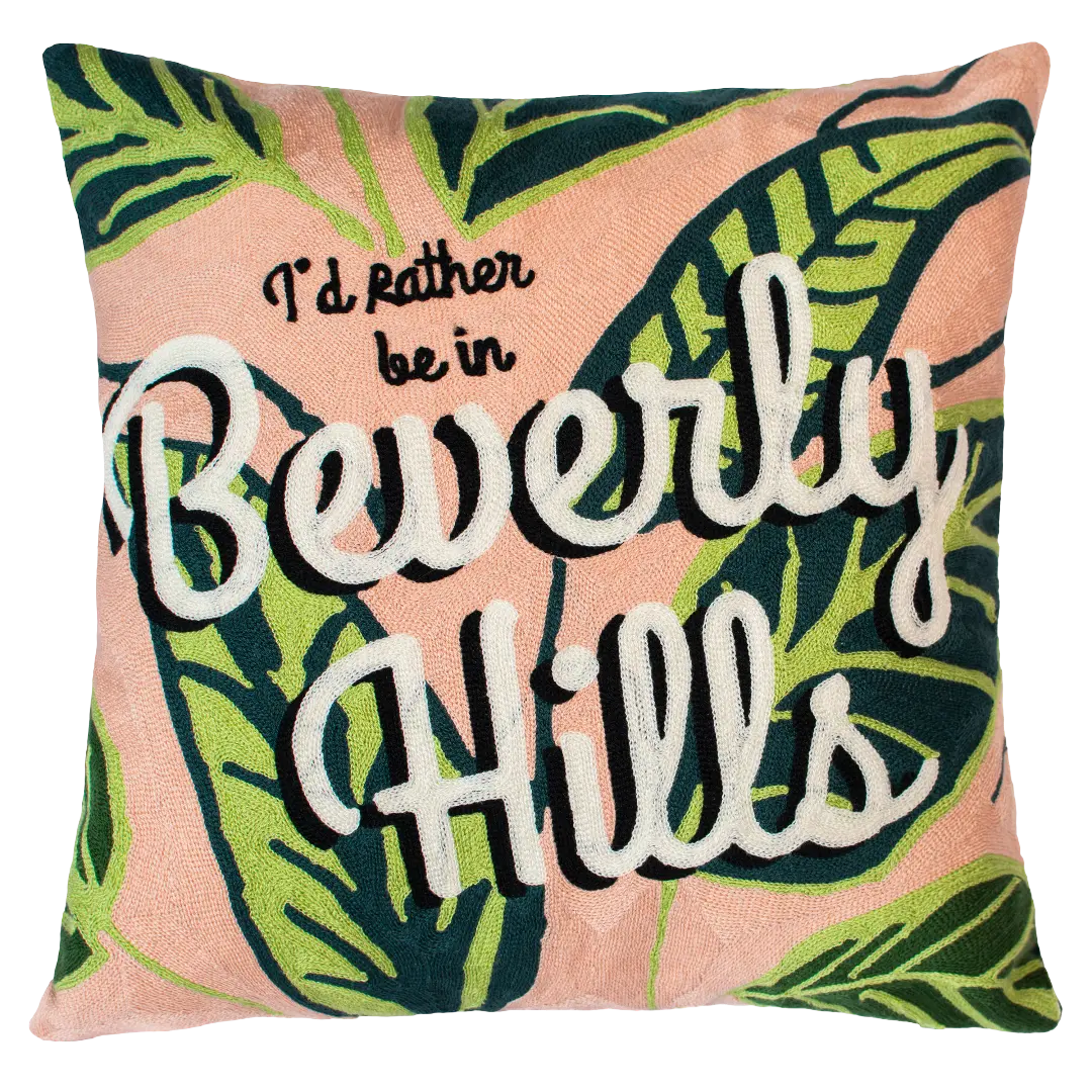 Beverly Hills Needlepoint Cushion - Image 4