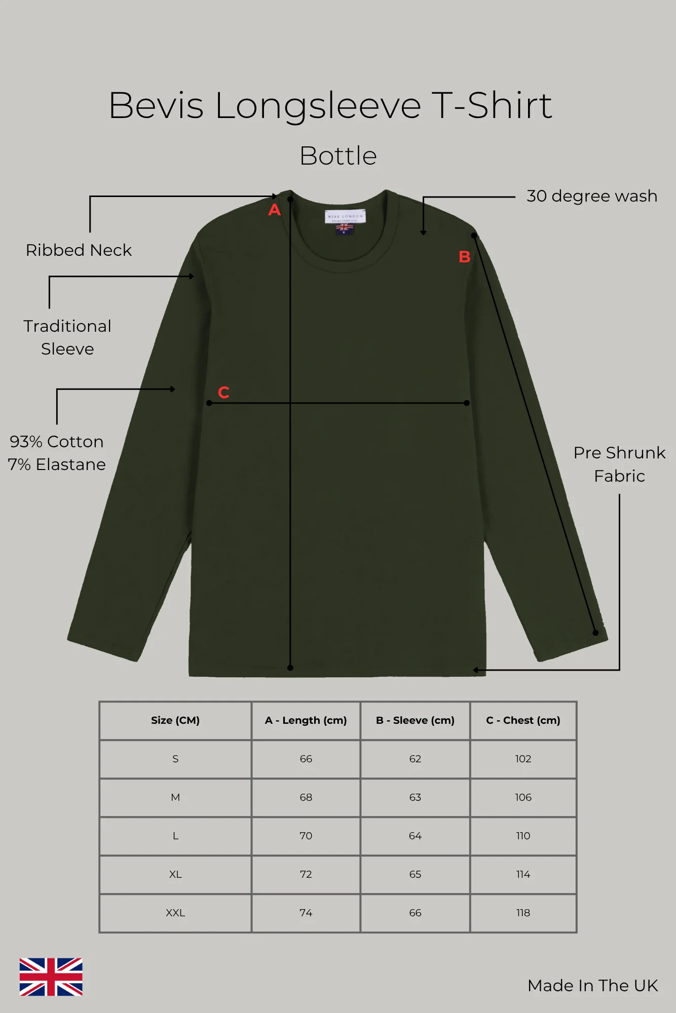 Bevis Long Sleeve Cotton T-shirt - Bottle - Image 3