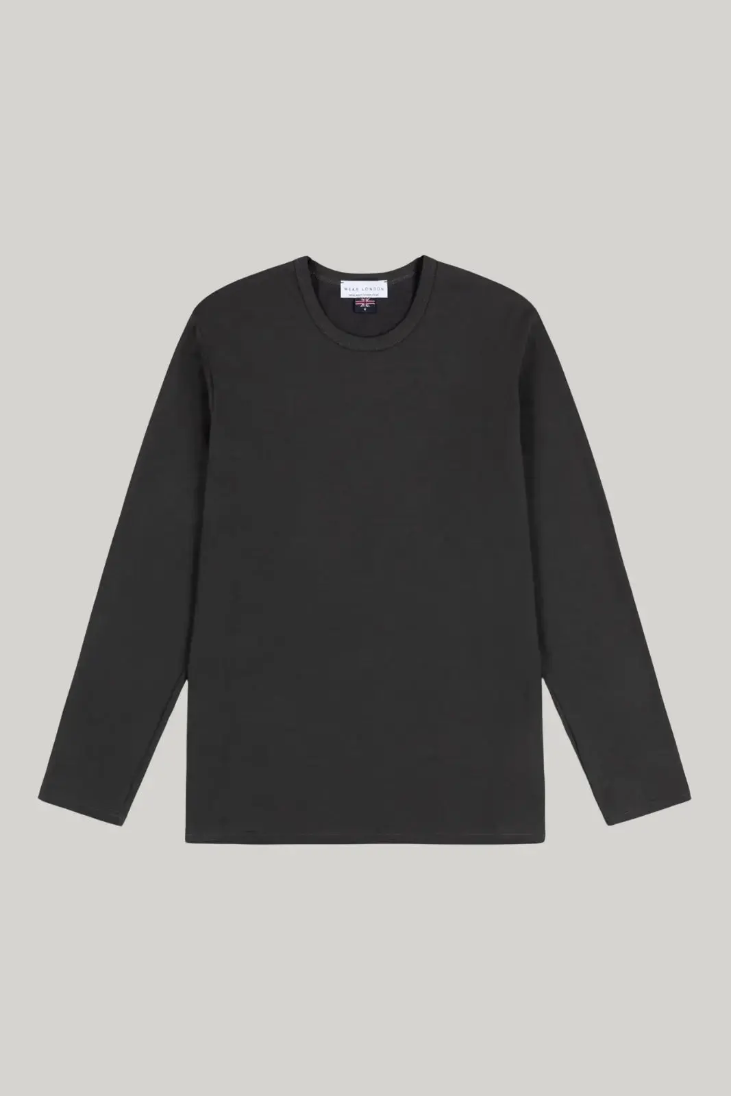 Bevis Long Sleeve Cotton T-shirt - Grey