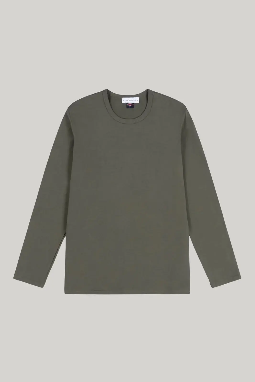 Bevis Long Sleeve Cotton T-shirt - Olive