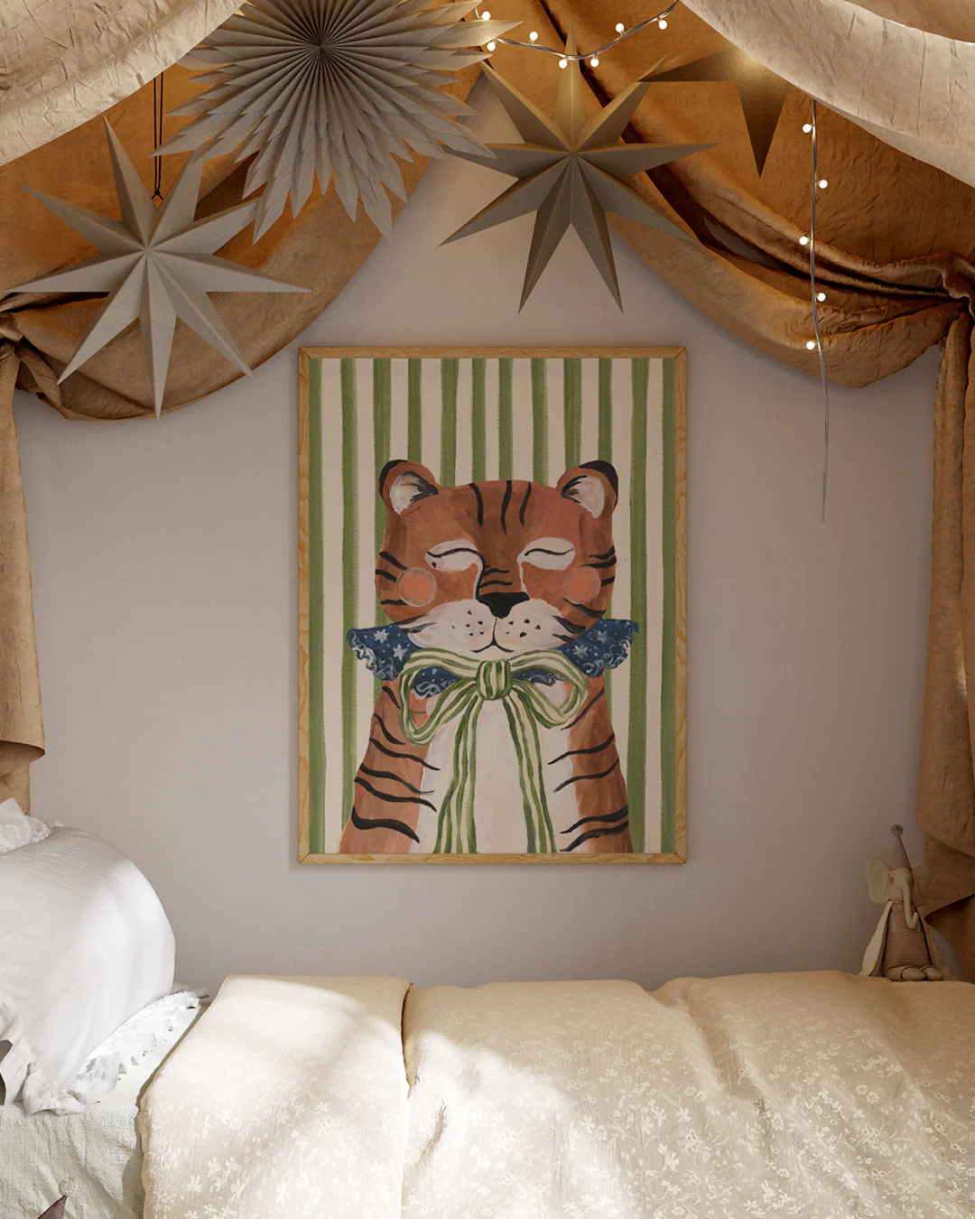Big Top Tiger - Circus Art Print - Image 3