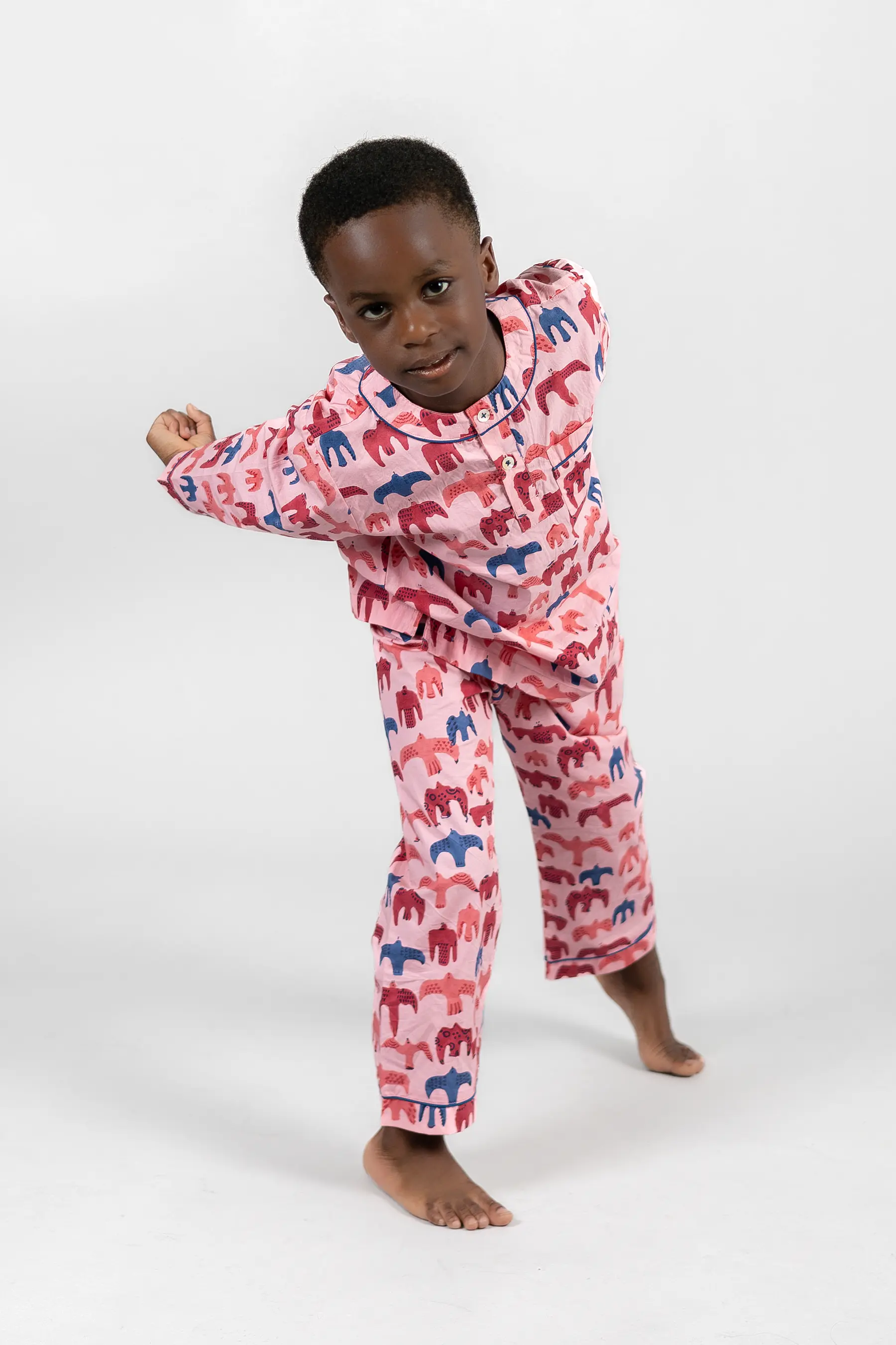 bird song Kids Organic Cotton Pyjama Trouser Set - Image 2
