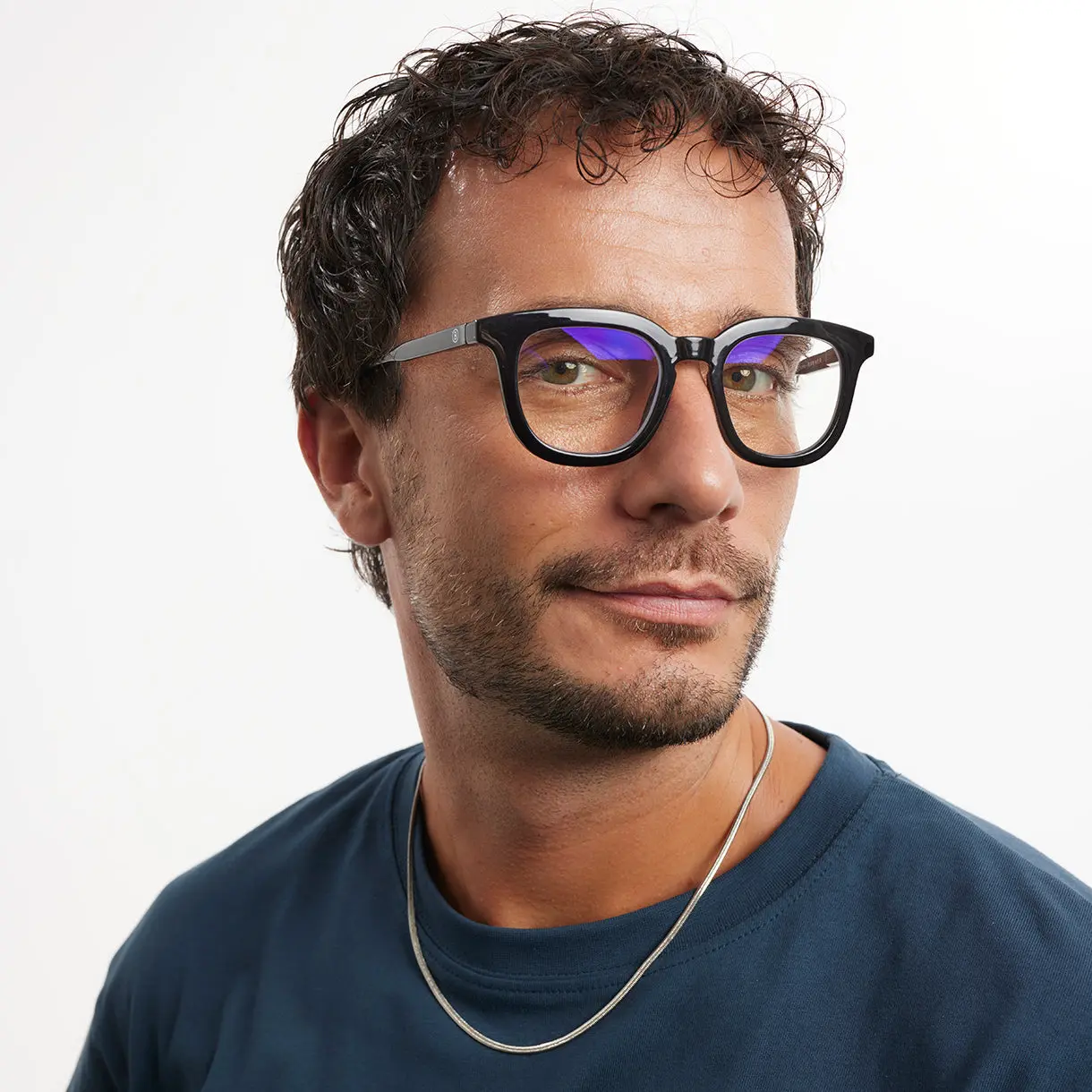 Black Noir Osterbro Glossy Glasses - Image 2