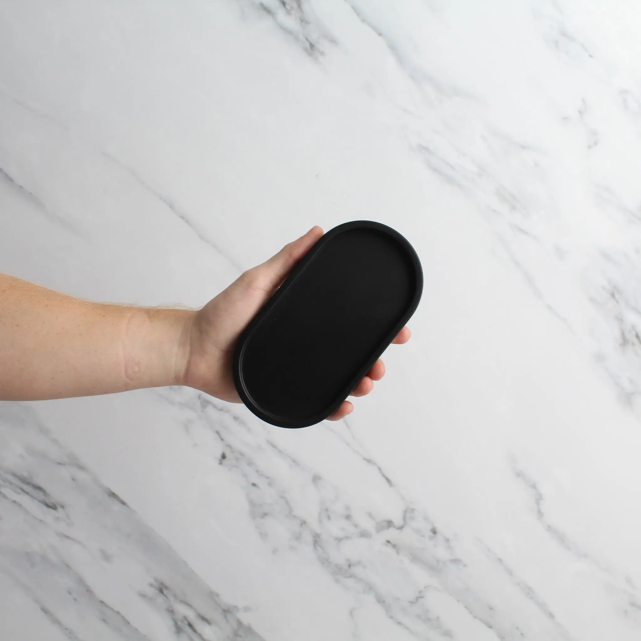 Black Tray & Matte Black Dispenser Double Set - Image 14