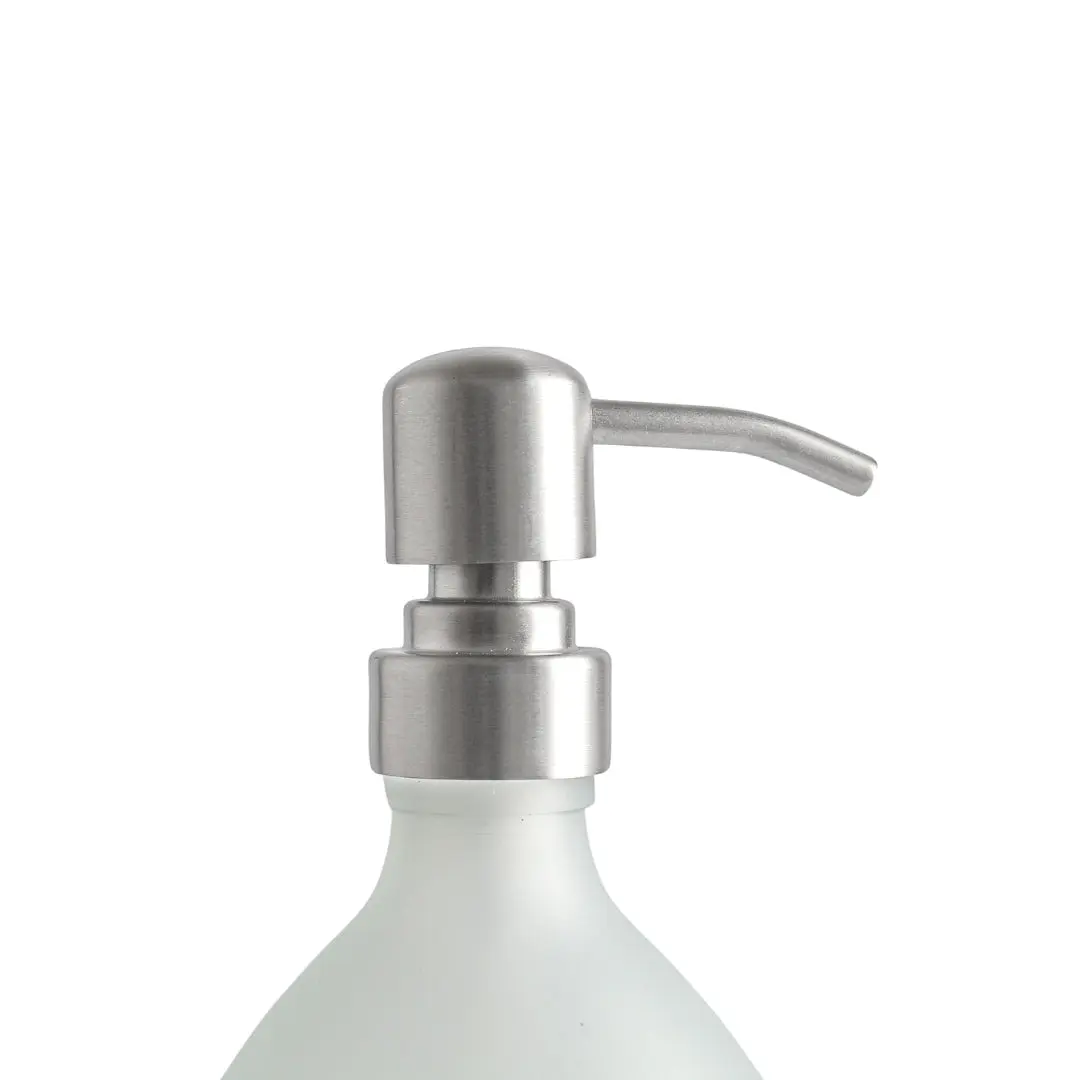 Black Wall Bracket & Frosted White Glass Dispenser Set - Image 15