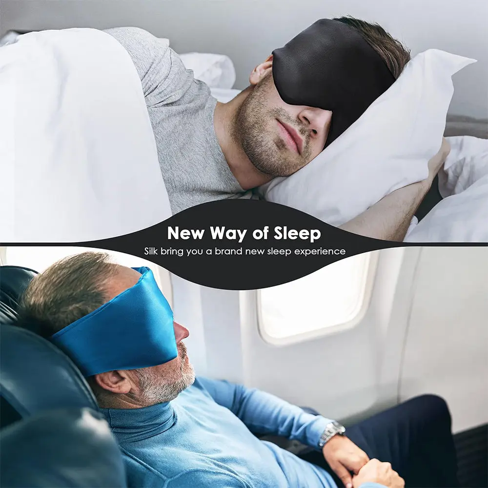 Blackout Silk Sleep Mask - Image 9