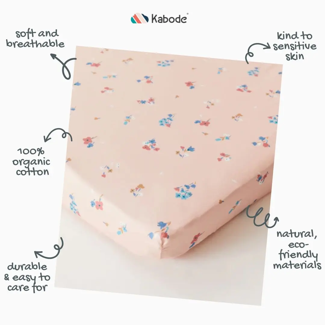 Blossom Organic Cotton Fitted Sheet - Image 3