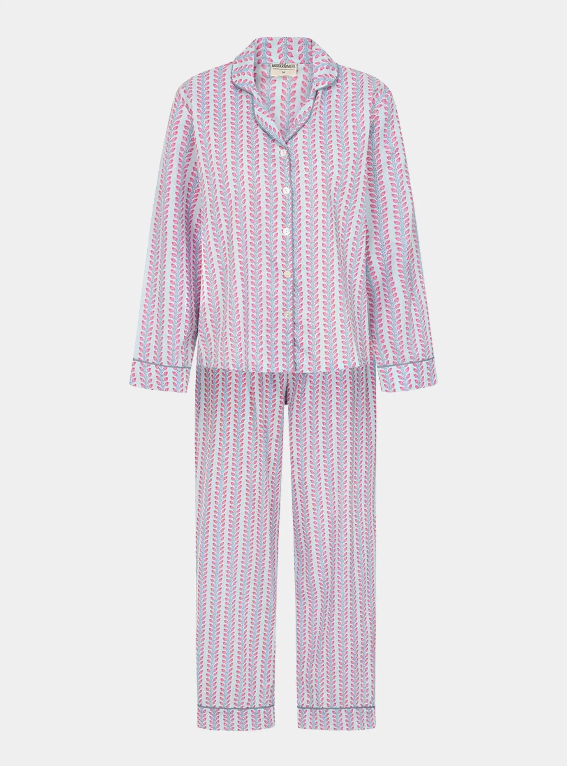Blossom Stripe Women's Pyjama Trouser Set