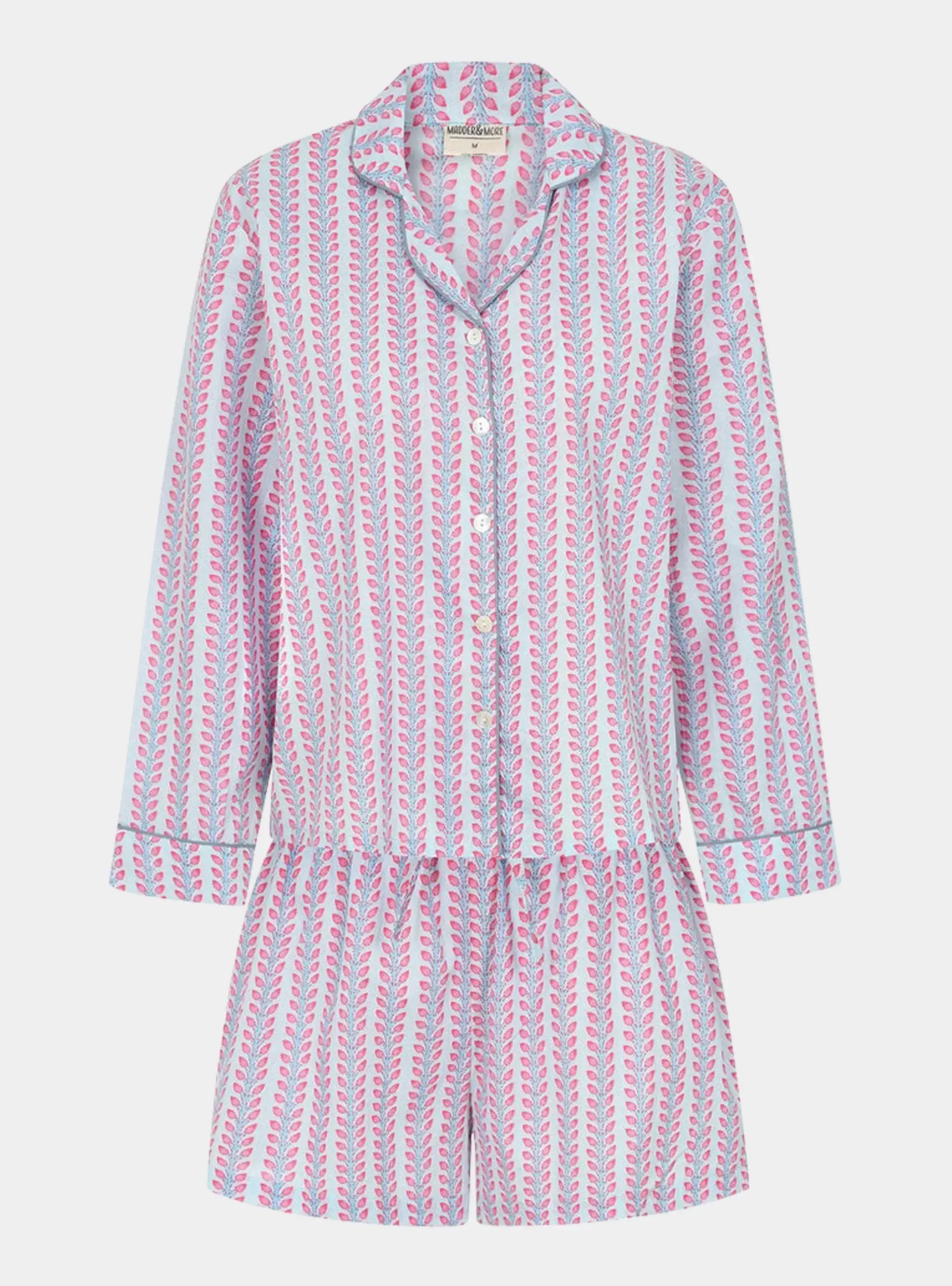 Blossom Stripe Women's Pyjama Short Set