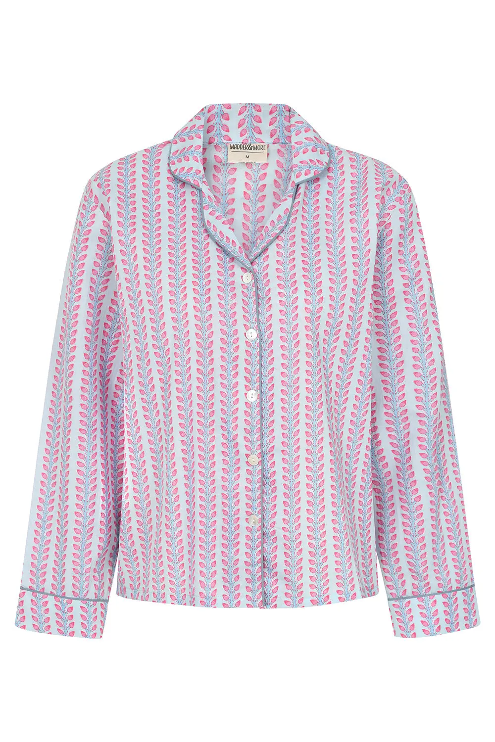 Blossom Stripe Women's Pyjama Short Set - Image 7