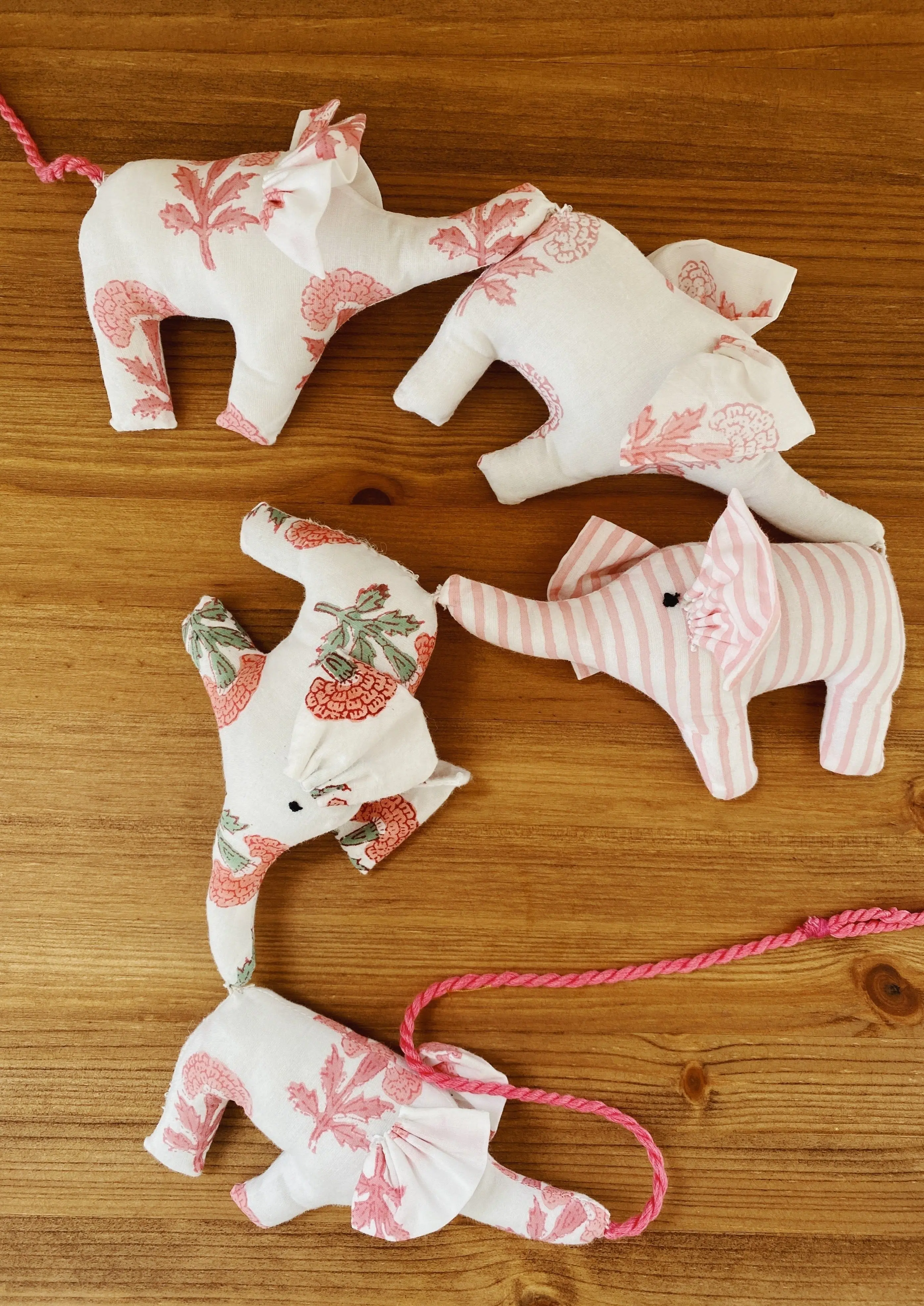 Blue Elephant Nursery Bunting - 5 Elephants - Image 5
