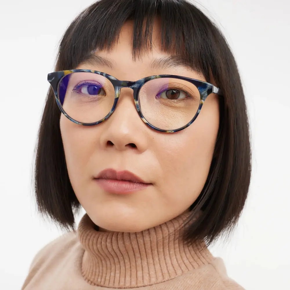 Blue Havana Gracia Glasses - Image 2