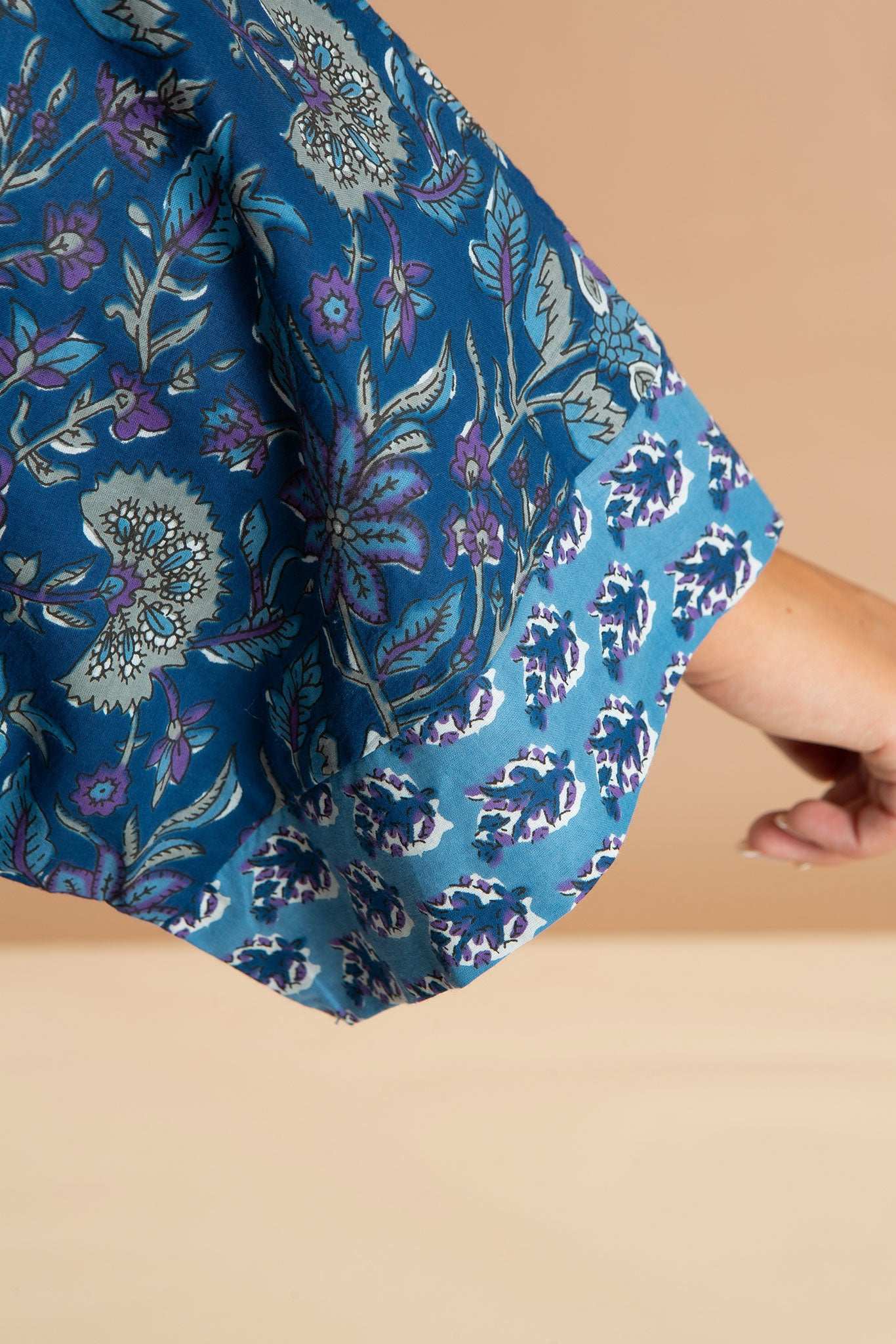 Blue Lagoon Women's Cotton Kimono - Image 2