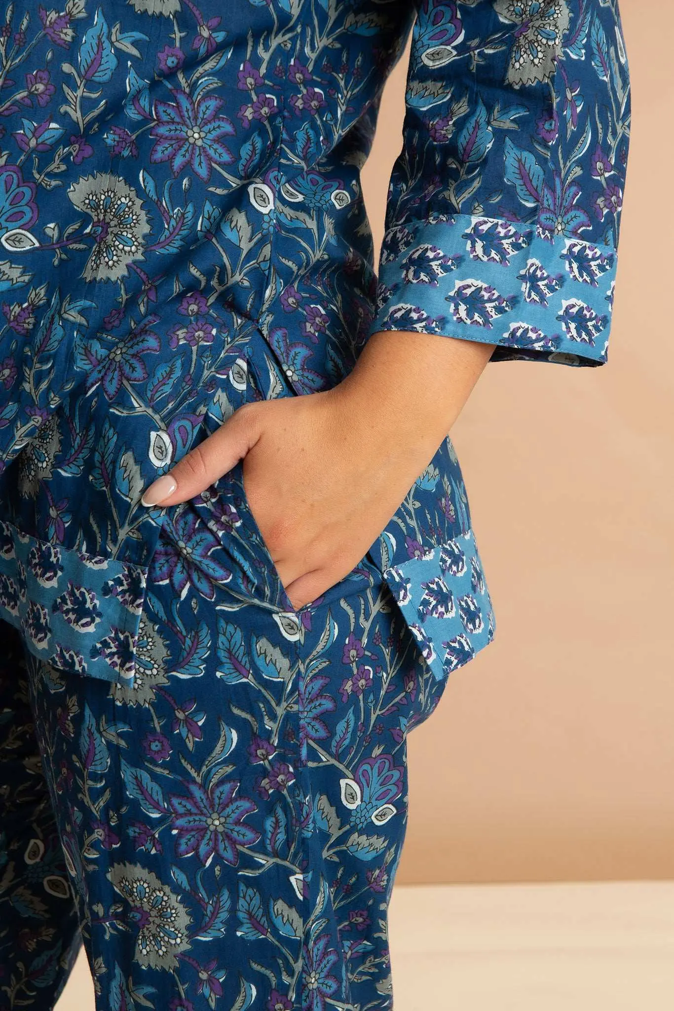 Blue Lagoon Women's Cotton Pyjama Trouser Set - Image 3