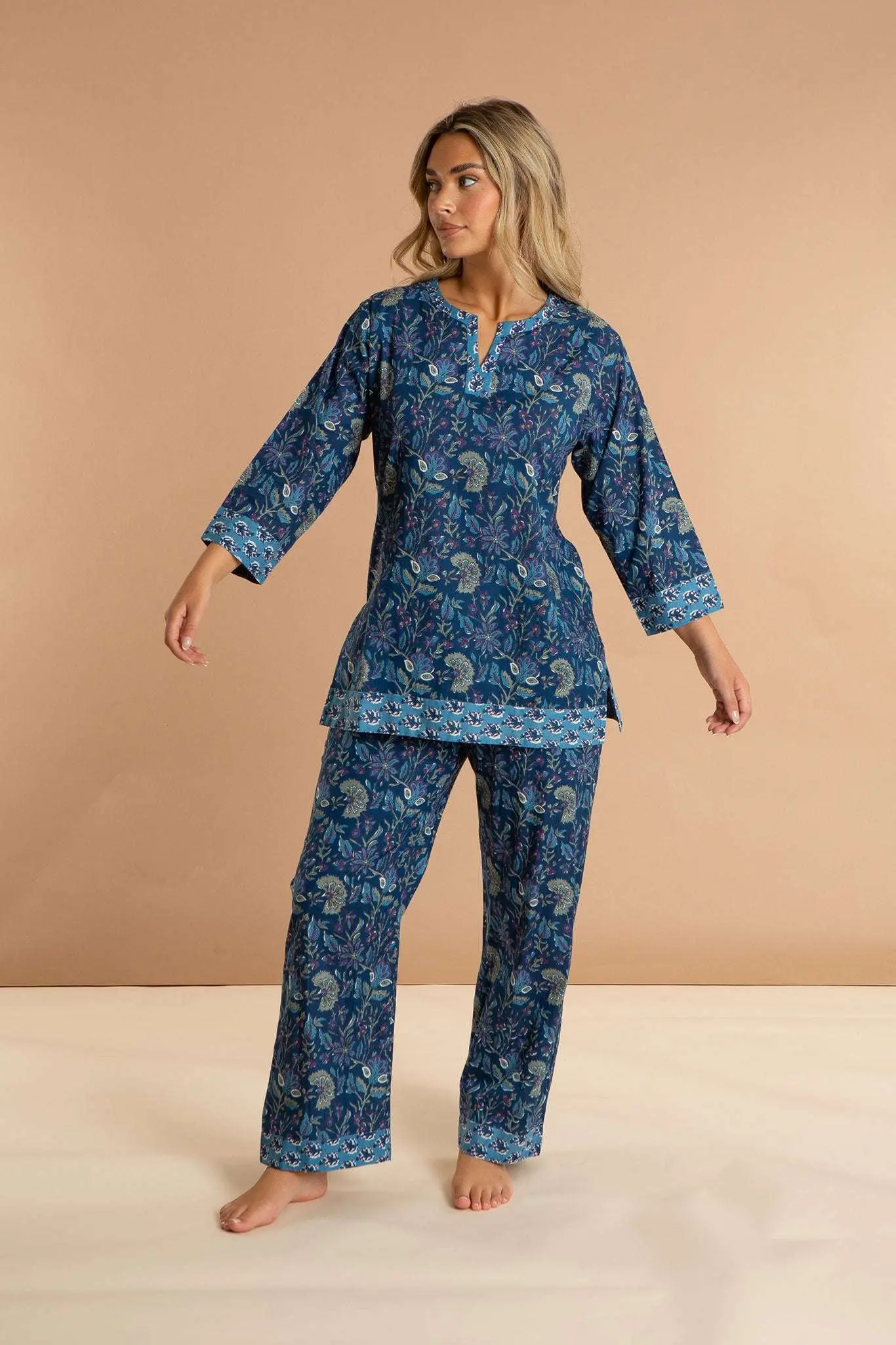 Blue Lagoon Women's Cotton Pyjama Trouser Set - Image 6