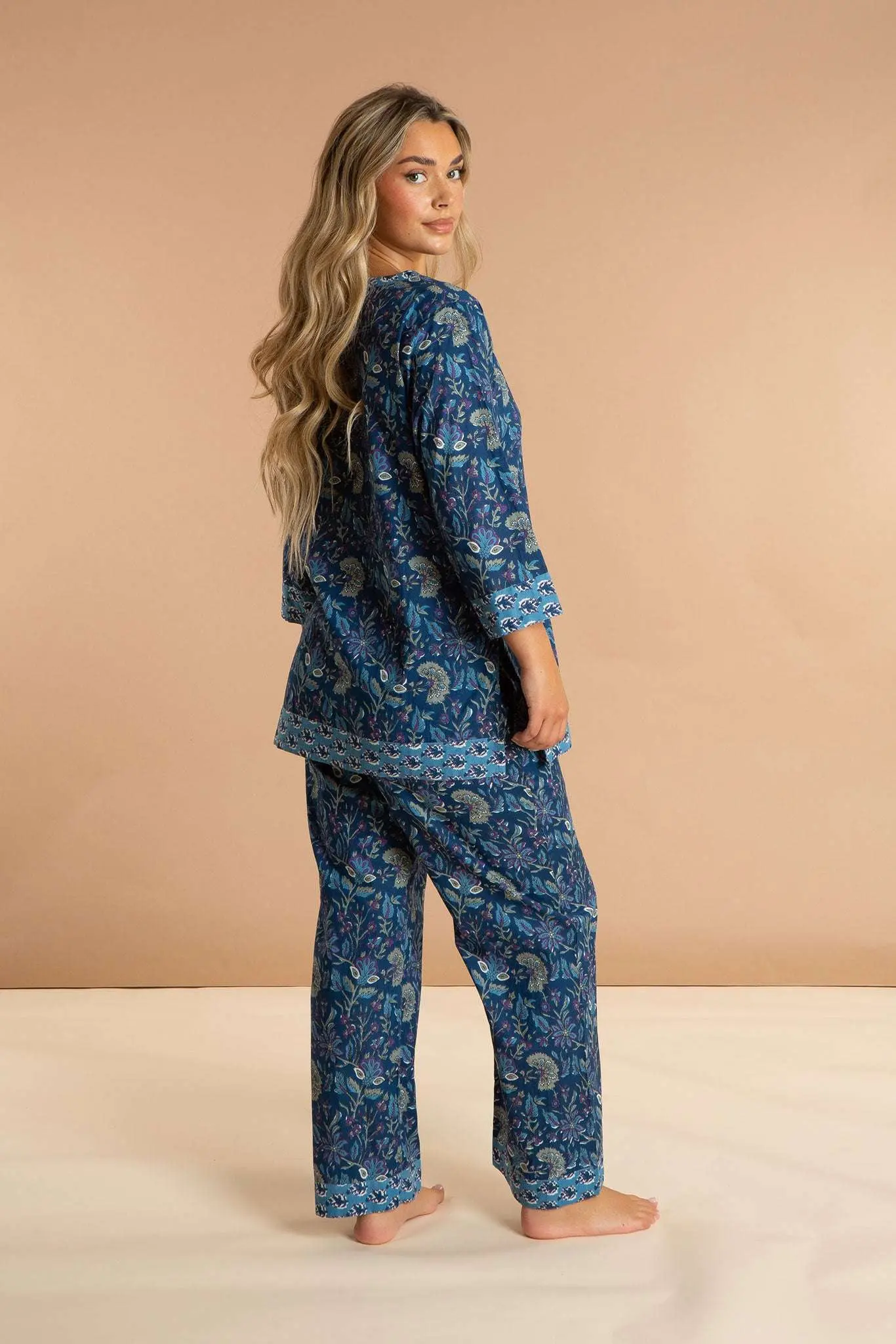 Blue Lagoon Women's Cotton Pyjama Trouser Set - Image 8