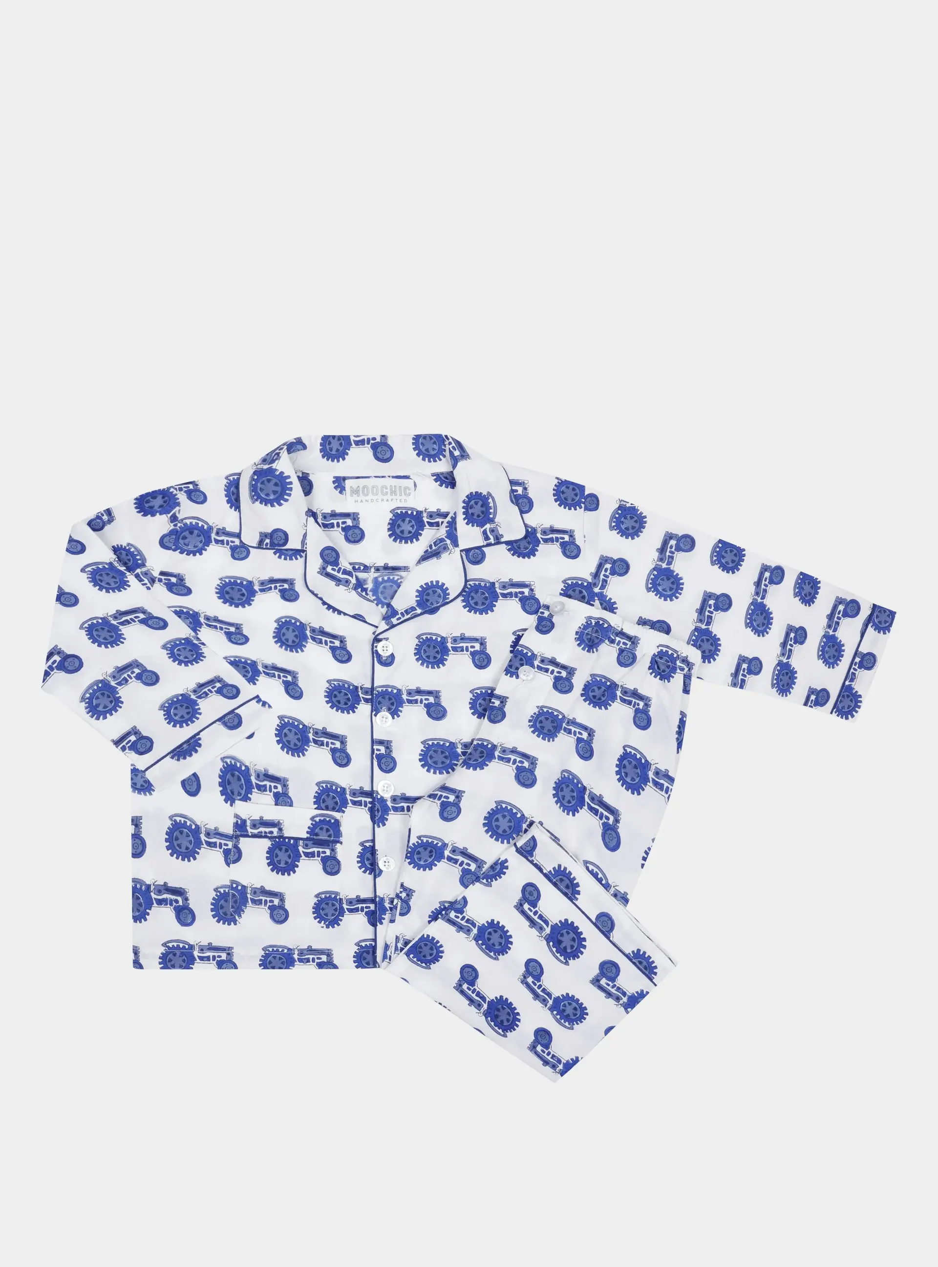 Blue Tractor Children's Pyjamas