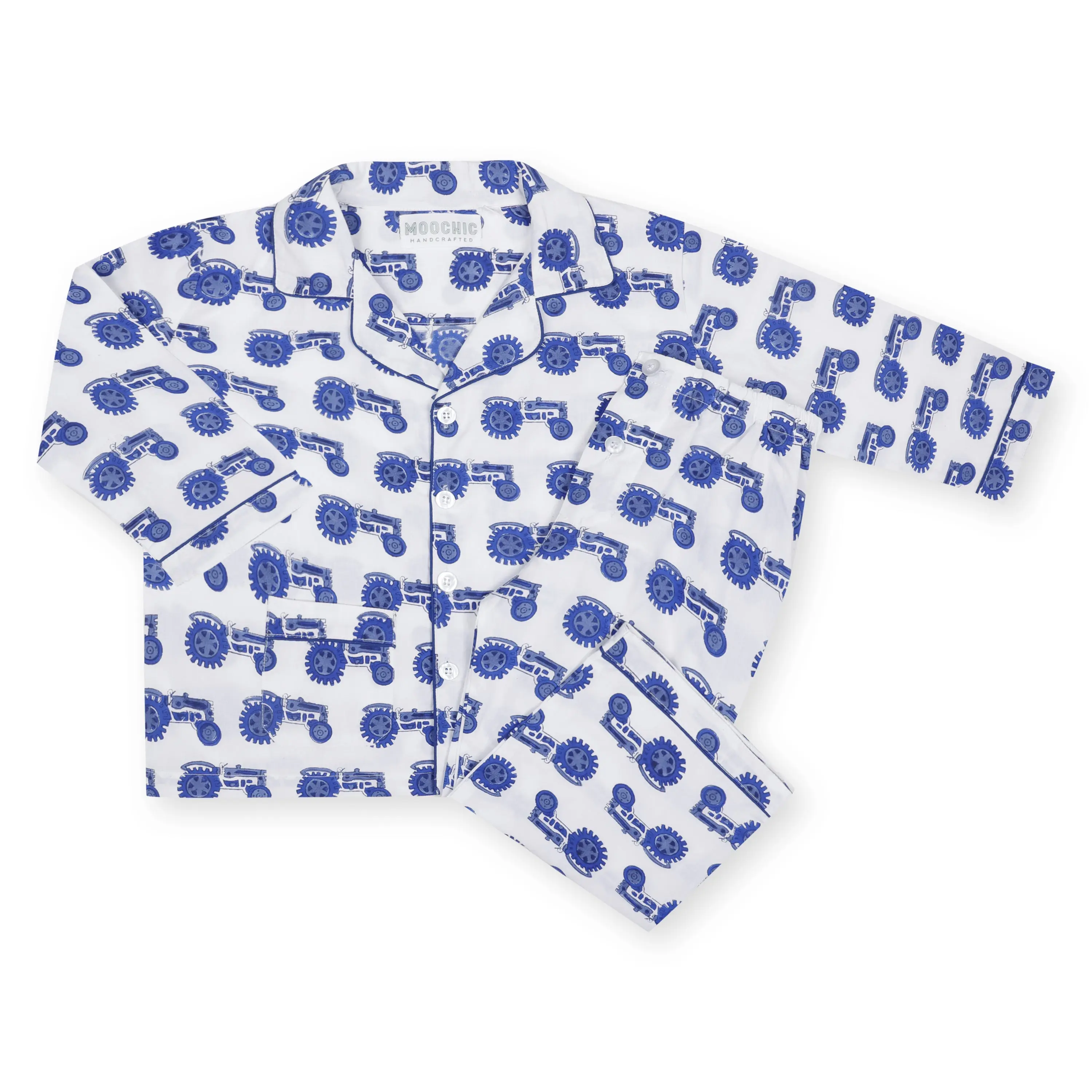 Blue Tractor Children's Pyjamas - Image 4
