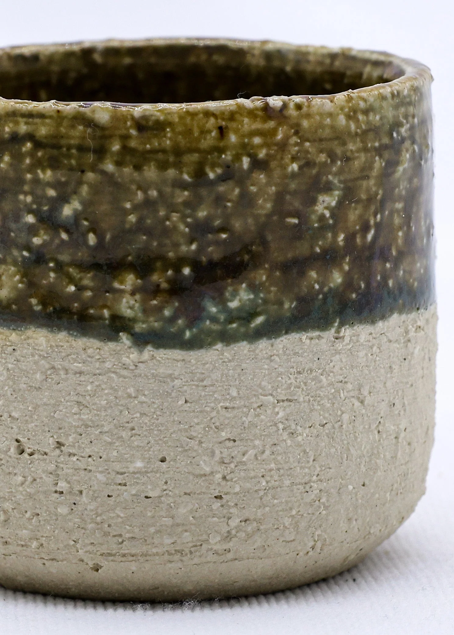 Bluverde Picollo Handmade Ceramic Milled Stoneware Espresso Mug - Image 3