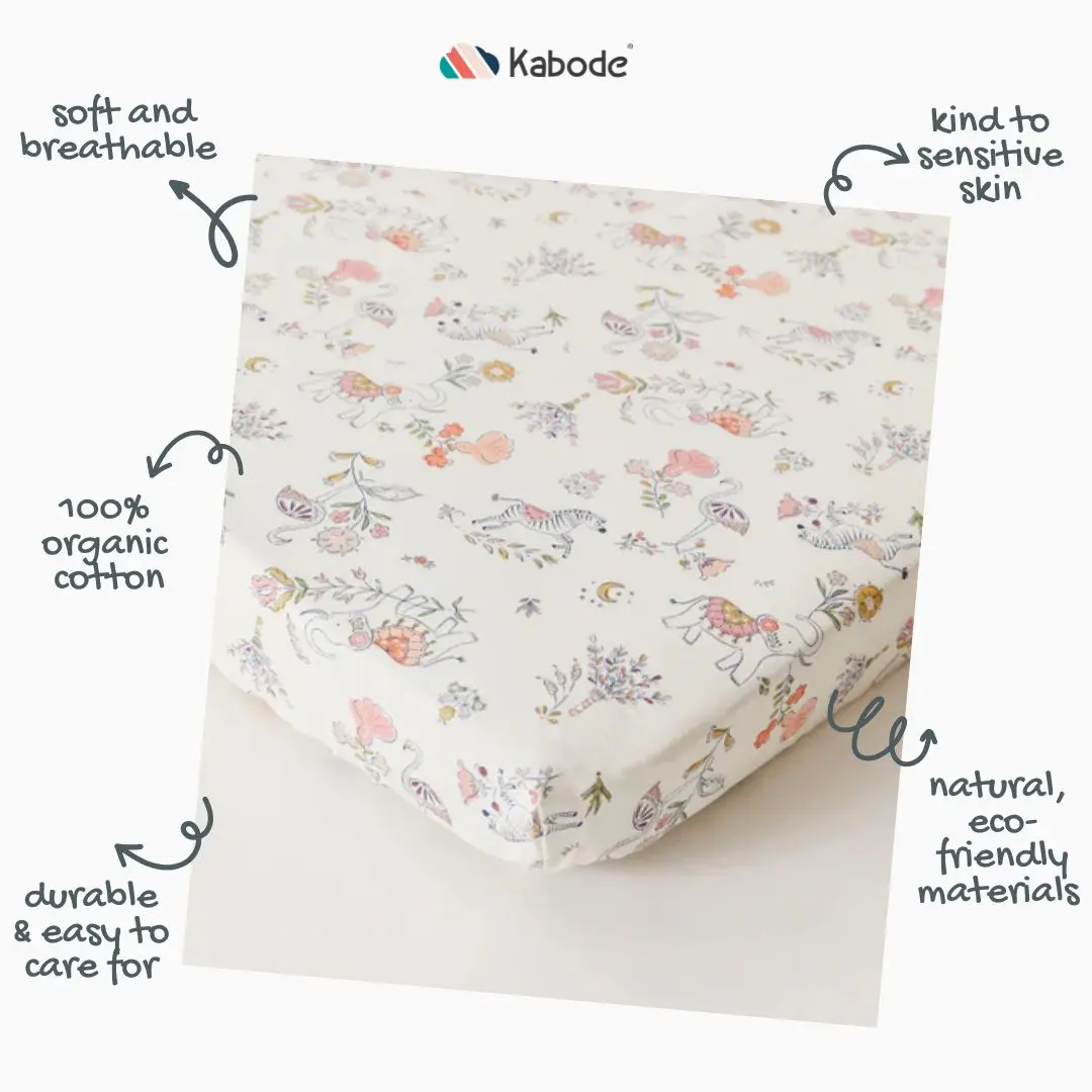 Boho Organic Cotton Fitted Sheet - Image 3