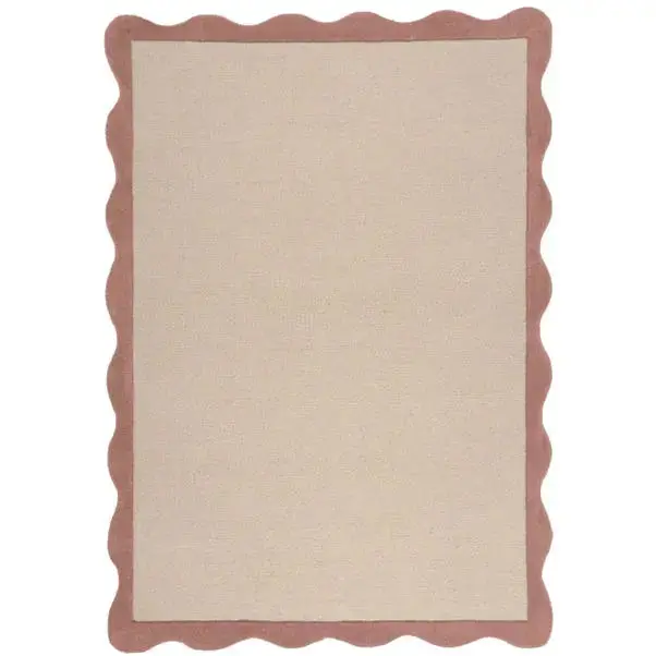 Bonnie Blush Scallop Wool Rug - Image 5