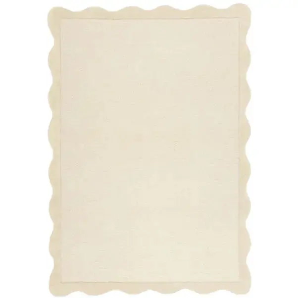 Bonnie Blush Scallop Wool Rug - Image 10