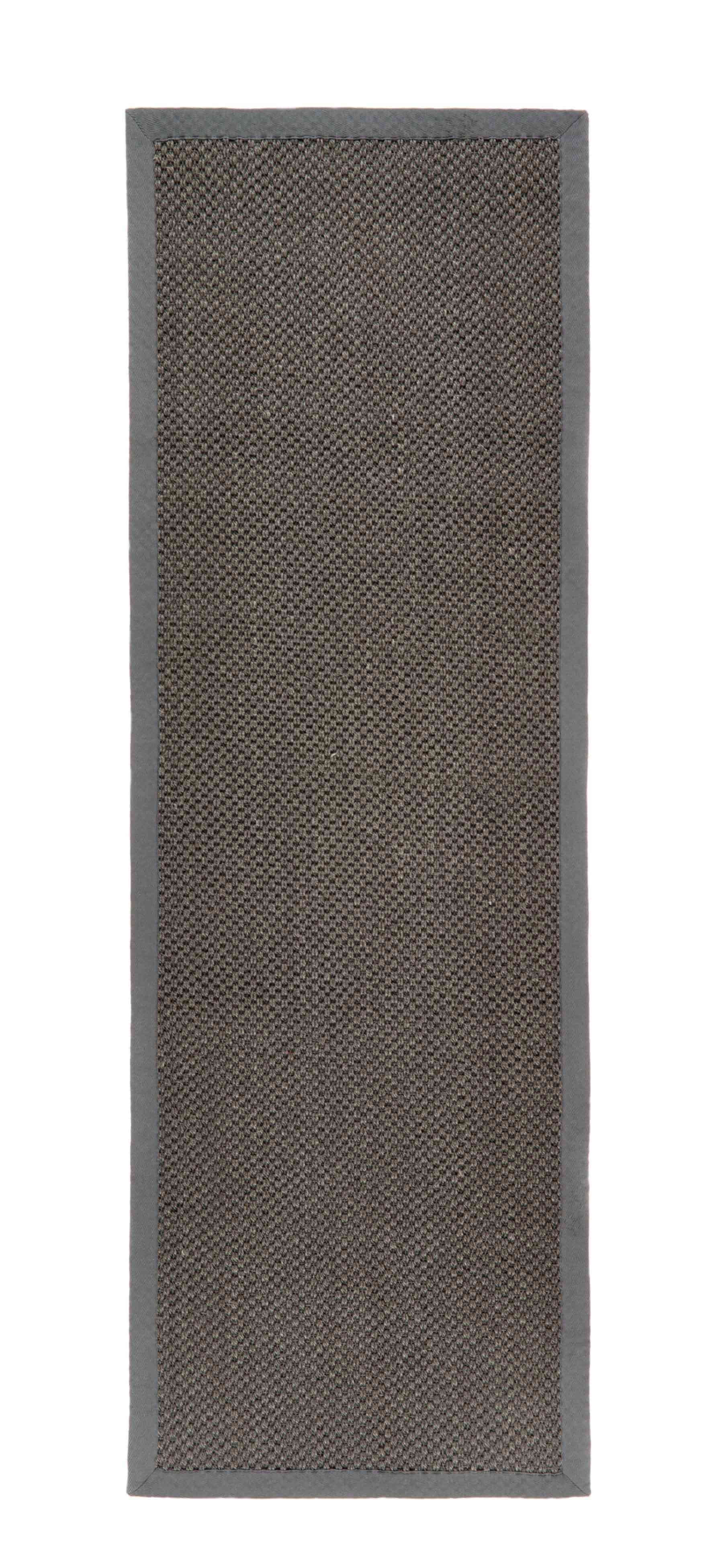 Bordered Dark Grey Non-Slip Sisal Rug - Image 5