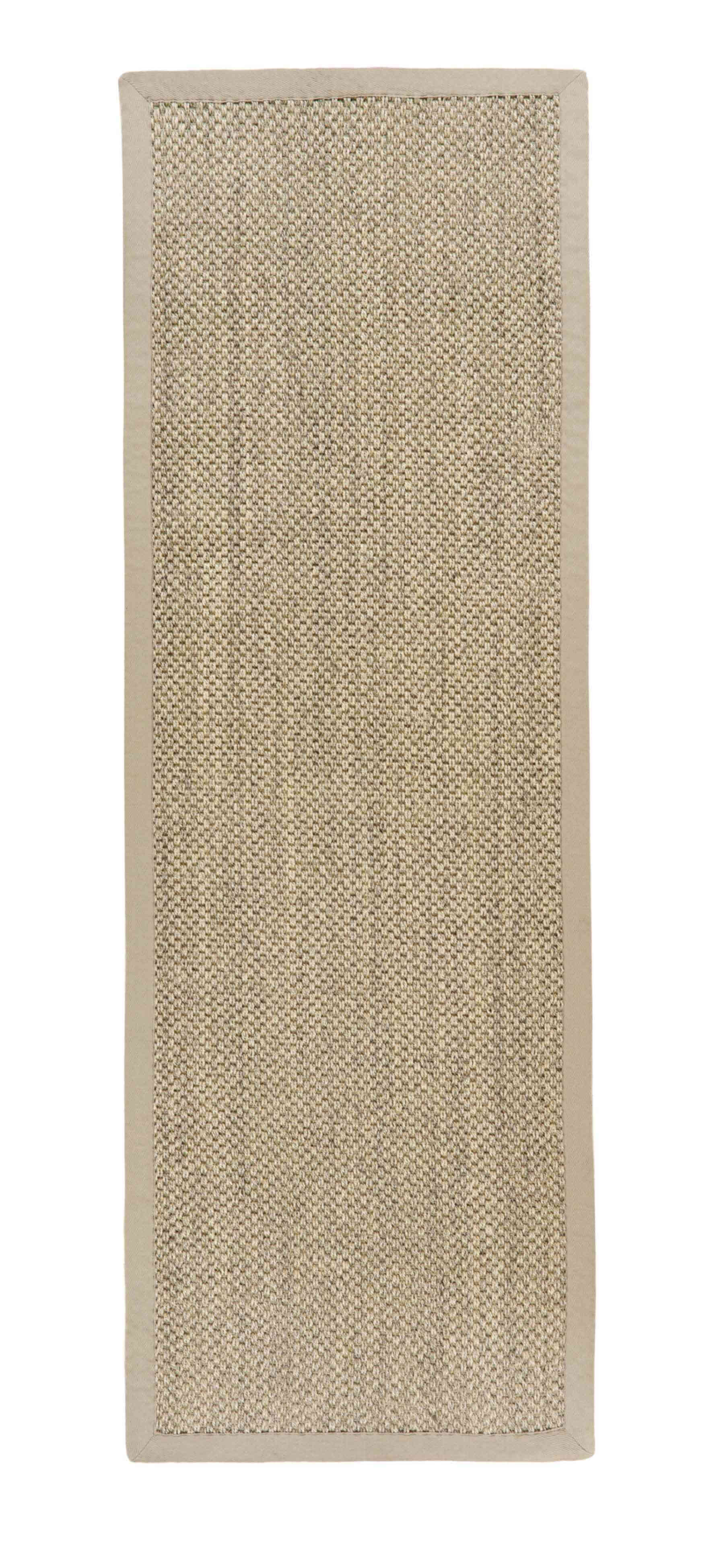 Bordered Light Beige Non-Slip Sisal Rug - Image 5