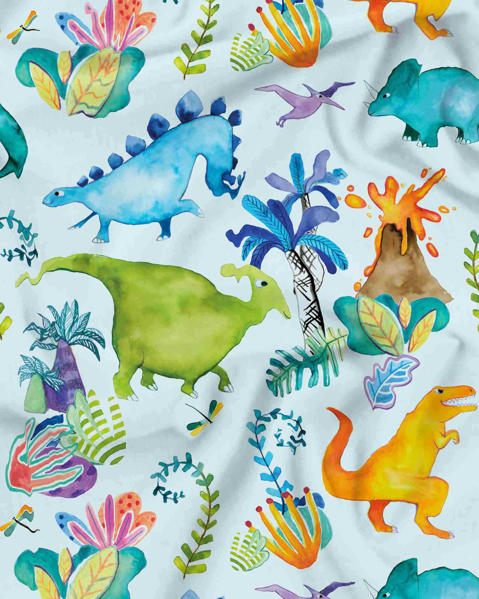Boys Long Pyjamas - Dinosaurs - Image 2