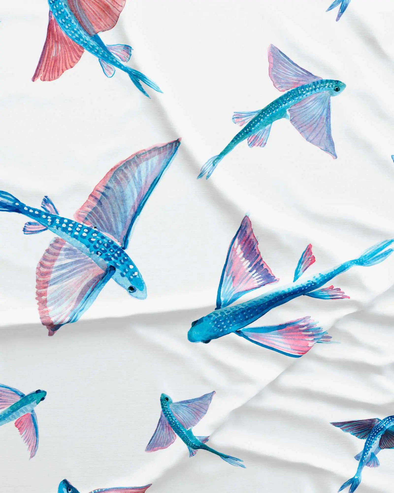 Boys Long Pyjamas - Flying Fish White - Image 3