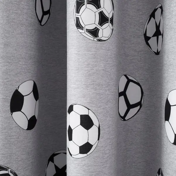 Bright Football Eyelet Blackout Curtains - Image 3