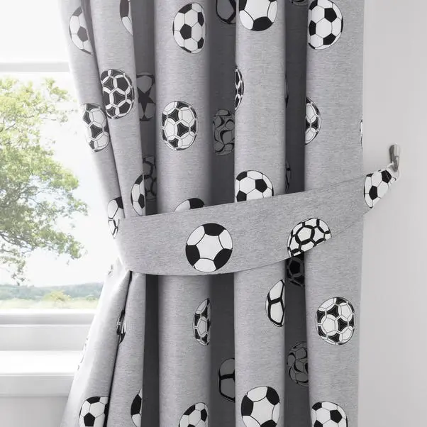 Bright Football Eyelet Blackout Curtains - Image 4